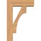 Ekena Millwork Westlake Block Smooth Bracket w/ Offset Brace, Western Red Cedar, 5 1/2"W x 16"D x 24"H BKT0604X16X24WTL05SWR - alternate 4